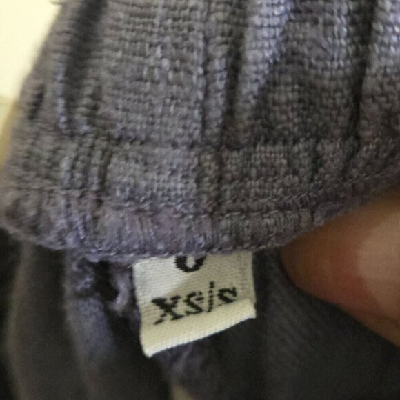 Potpourri Designs 100% Linen Lagonlook Wide Leg Pull On Pants Size XS/S - Picture 6 of 7